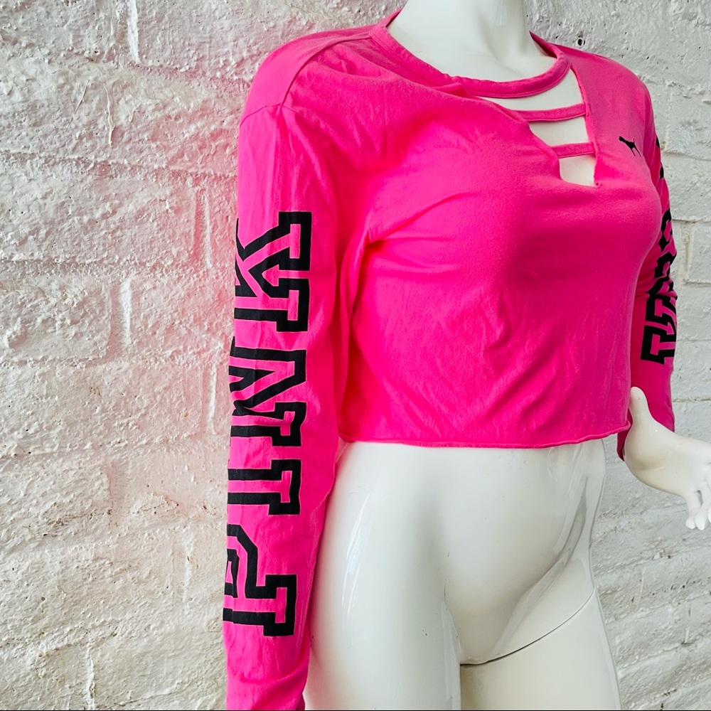 Pink Victoria secret crop top size L - Picture 7 of 7